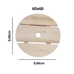 Suporte para Vaso de Planta Penafort Redondo 60x60 - 7