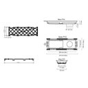 Ver imagem 2 de Ralo Linear Tampa Oculta 25cm Pvc 6083 Novii