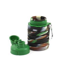 Garrafa Retrátil de Silicone Camuflada - 3