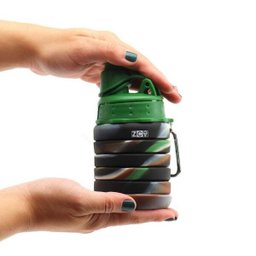 Garrafa Retrátil de Silicone Camuflada - 2