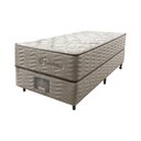 Ver imagem 5 de Cama Box Solteiro Colchão Euro + Box 88x188x71 Molas Ensacadas Cama inBox Ocean Bege