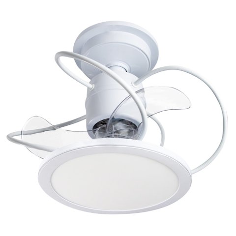 Ventilador de Teto Treviso Branco Confort Led Control Remoto