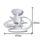 Ver imagem 7 de Ventilador de Teto Treviso Branco Confort Led Control Remoto