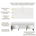 Ver imagem 4 de Rack com Painel TV 65" Retrô com Espelho Flórida Multimóveis V3138