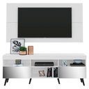 Ver imagem 1 de Rack com Painel TV 65" Retrô com Espelho Flórida Multimóveis V3138