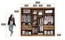 Ver imagem 5 de Guarda-Roupa Rizon 4 Gavetas com Espelho Cumaru Novo Horizonte