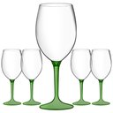 Ver imagem 1 de Jogo 5 Taças Acrílico Eventos Festa Boccati 560ml Boccati Verde