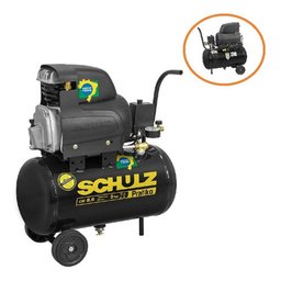 COMPRESSOR AR 8,6PÉS PRATIKO CSI 8,6 25L 110V/220V SCHULZ - 1 COMPRESSOR AR 8,6PÉS PRATIKO CSI 8,6 25L 110V/220V SCHULZ - 1