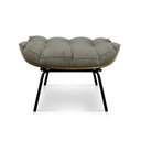 Ver imagem 1 de Puff Decorativo Costela Sala e Escritório Suede Cappuccino