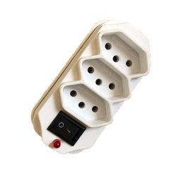 Benjamin Plug Adaptador 3 Saídas Tomadas 10A C/ Interruptor - 2