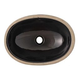 Cuba Icasa Embutir Oval 49x36cm Preta IL6-12 - 1