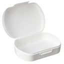 Ver imagem 2 de Saboneteira Portátil para Viagem Branca Suporte para Acessórios Crippa Bolsa Mochila