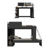 Conjunto Quarto Beliche com Colchão e Mesa Gamer Multimóveis Mp4215 Preto - 5