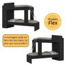 Conjunto Quarto Beliche com Colchão e Mesa Gamer Multimóveis Mp4215 Preto - 3