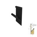 Ver imagem 1 de Perfil Puxador Alumínio Tipo Cava Rm-213 para 15mm Barra 03 Metros Preto Rometal 01 Unidade