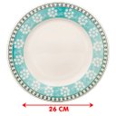 Ver imagem 5 de Pratos Raso Jantar Oxford Donna Bosque Kit Jogo 12pçs 26cm