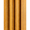 Ver imagem 4 de Painéis Ripados WPC 23mm Freijó 290x16cm - Revestimento Decorativo Parede Sala Quarto Cozinha