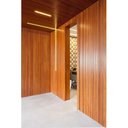 Ver imagem 3 de Painéis Ripados WPC 23mm Freijó 290x16cm - Revestimento Decorativo Parede Sala Quarto Cozinha