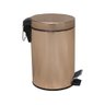 Lixeira Inox Com Pedal Rose Gold 20l - 1