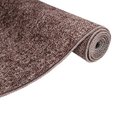 Ver imagem 4 de Tapete Sala Antiderrapante Linen 02 Marrom 1,00x1,40m