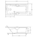 Ver imagem 4 de Banheira de Hidromassagem Ouro Fino Acrillic Individual Standard 1,70m x 90cm x 47cm 05 Jatos