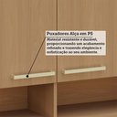Ver imagem 6 de Armário Aéreo 100 Mdf 2 Portas com Nicho Inferior 120cm Duna Luciane Móveis