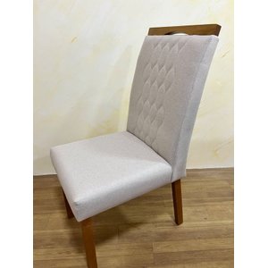 Cadeira Monaco Plus - Linho Mod Bege Tec.102