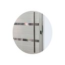 Ver imagem 4 de Porta Lambril Frizada Branco com Puxador 210x90 Lado Direito