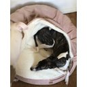 Ver imagem 1 de Cama Cave GG 80x80:Rose gold com marfim redonda