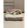 Cama Cave M 60x60:Rose gold com marfim quadrada - 3