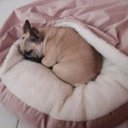 Ver imagem 3 de Cama Cave M 60x60:Rose gold com marfim redonda