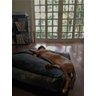 Cama Cave M 60x60:Cinza com preto quadrada - 4