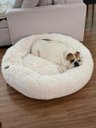 Ver imagem 1 de Cama Nuvem Luxo M 60x60:Branco com Salmão