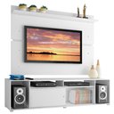 Ver imagem 3 de Rack Madesa Cancun e Painel para Tv até 65 Polegadas - Branco