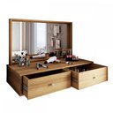 Ver imagem 5 de Penteadeira Camarim Suspensa Alice 2 Gavetas com Espelho Ypê - Panorama Móveis