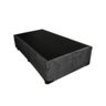 Cama Box Baú Solteiro Colchão Molas Ensacadas + Box Suede Cinza 59x88x188 - 2