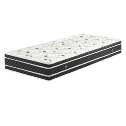 Cama Box Baú Solteiro Colchão Molas Ensacadas + Box Suede Cinza 59x88x188 - 1