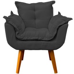 Kit Namoradeira Decorativa + 2 Poltronas Reforçadas Para Amamentação Suede - 5