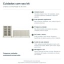 Ver imagem 4 de Kit Cristaleira com Buffet Bend Frisado Principal Incolar Luna Metal Dourado