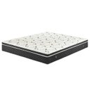 Ver imagem 2 de Cama Box Baú Casal Colchão Mola Bonnel + Box Sintético Preto 59x138x188