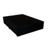 Cama Box Baú Casal Colchão Mola Bonnel + Box Sintético Preto 59x138x188 - 4