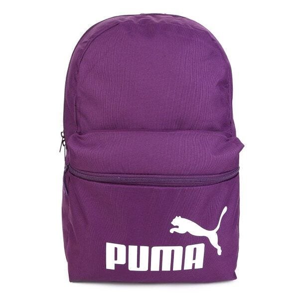 Mochila Puma Phase Backpack ROXO BRANCO UN MadeiraMadeira