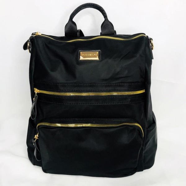 Mochila Feminina Impermeável Preto - ADJ DECOR - 1