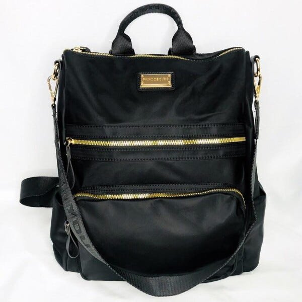 Mochila Feminina Impermeável Preto - ADJ DECOR - 2