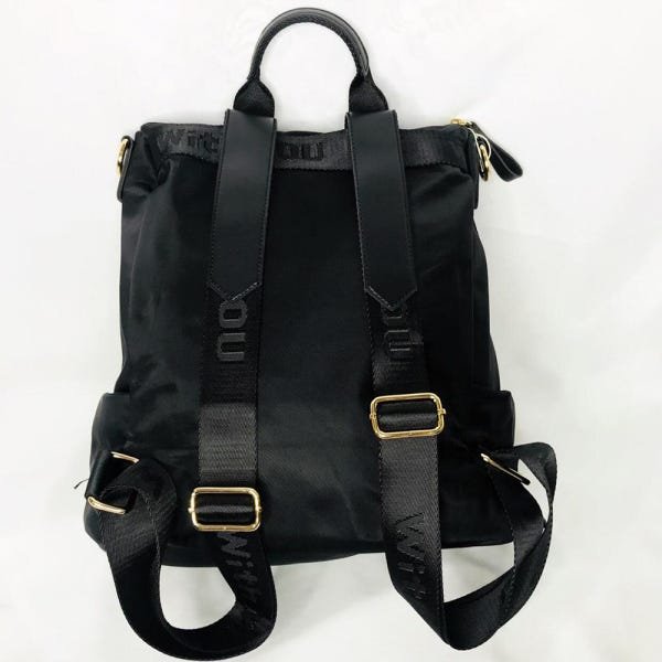 Mochila Feminina Impermeável Preto - ADJ DECOR - 3