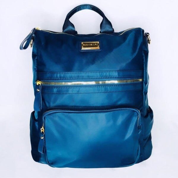 Mochila Feminina Impermeável Azul - ADJ DECOR - Azul - 1
