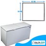 Gaxeta borracha freezer horizontal Metalfrio modelo DA550 medida 61 x 82 cm 020107G304 - 4