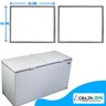 Gaxeta borracha freezer horizontal Metalfrio modelo DA550 medida 61 x 82 cm 020107G304 - 2