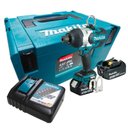 Ver imagem 1 de Chave de Impacto Makita C/2bat18v 3ah 800nm 11.1mm 7/16pol+maleta