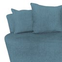 Ver imagem 7 de Namoradeira Sofá 2 Lugares Yara Orgânica Linho Azul
